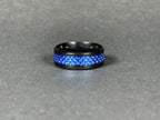 Carbon Pattern Ring