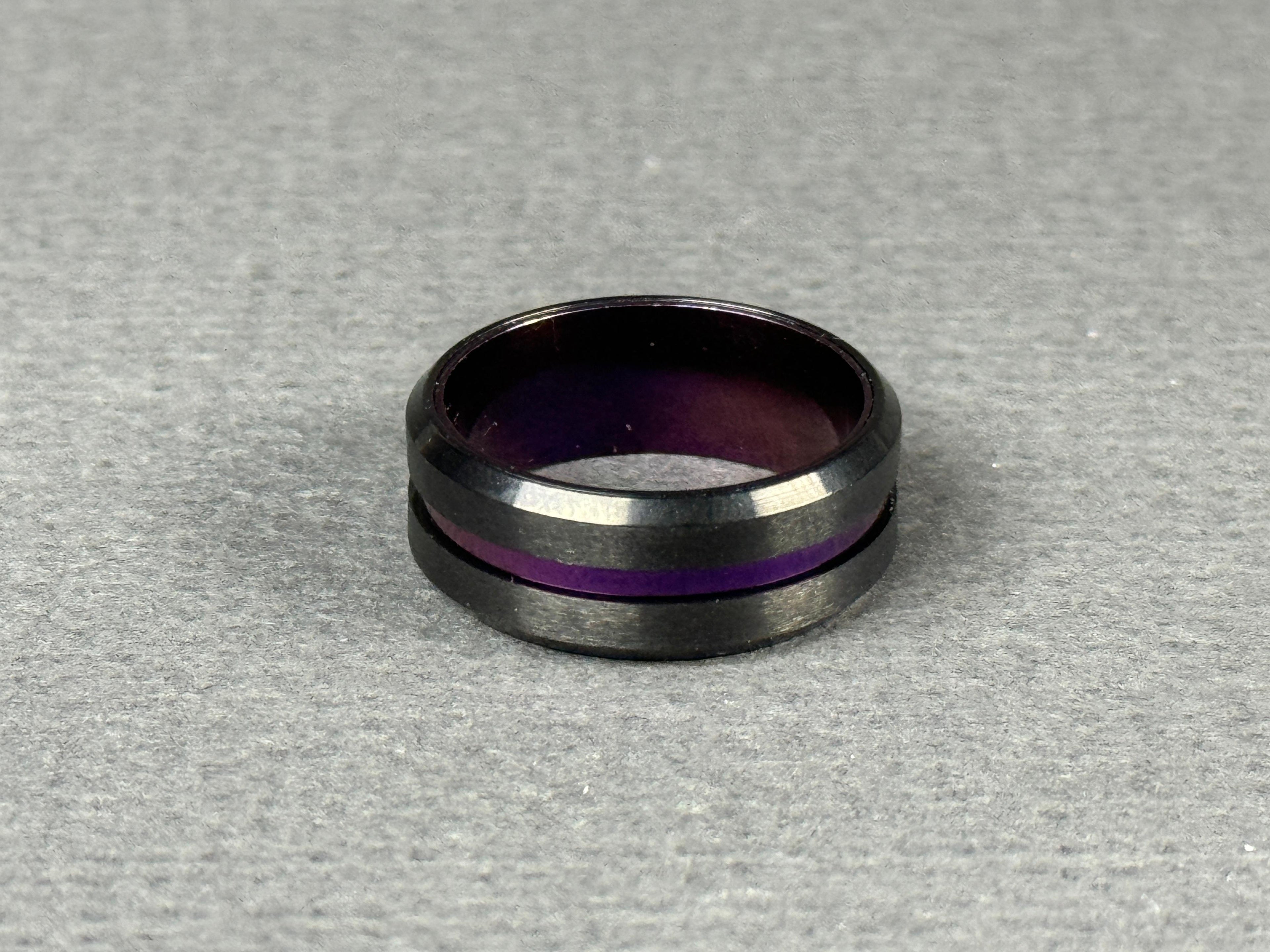 Charcoal Voilet Ring