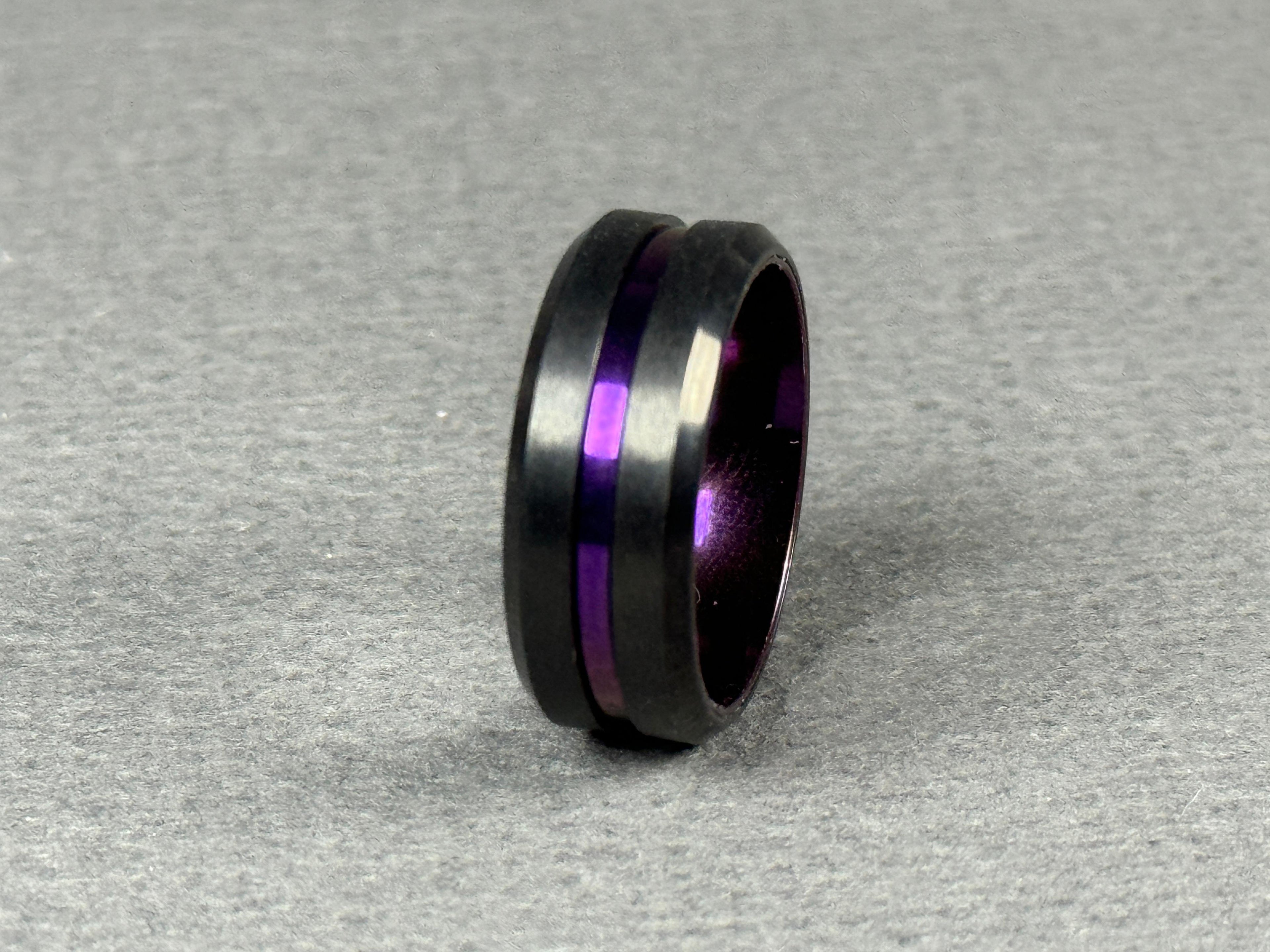 Charcoal Voilet Ring