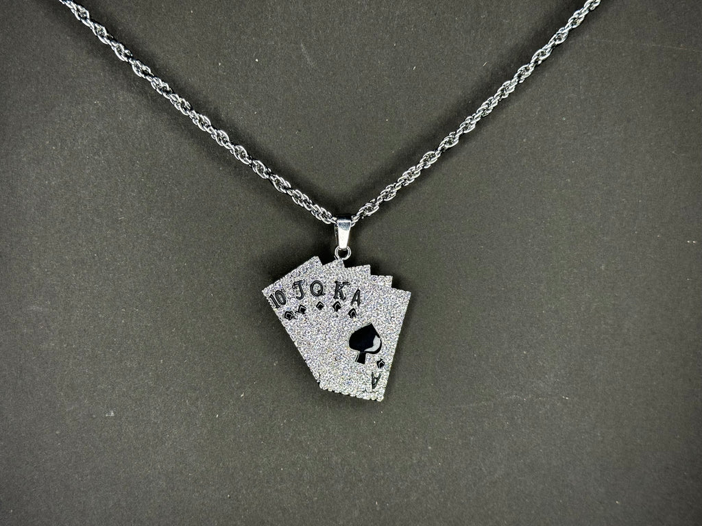 Iced Poker Pendant