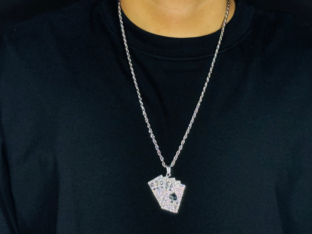 Iced Poker Pendant
