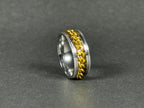 Rotating Chain Ring (Gold)