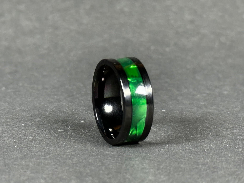 Emerald Pattern Ring