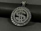 Iced Dollar Pendant