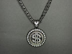 Iced Dollar Pendant