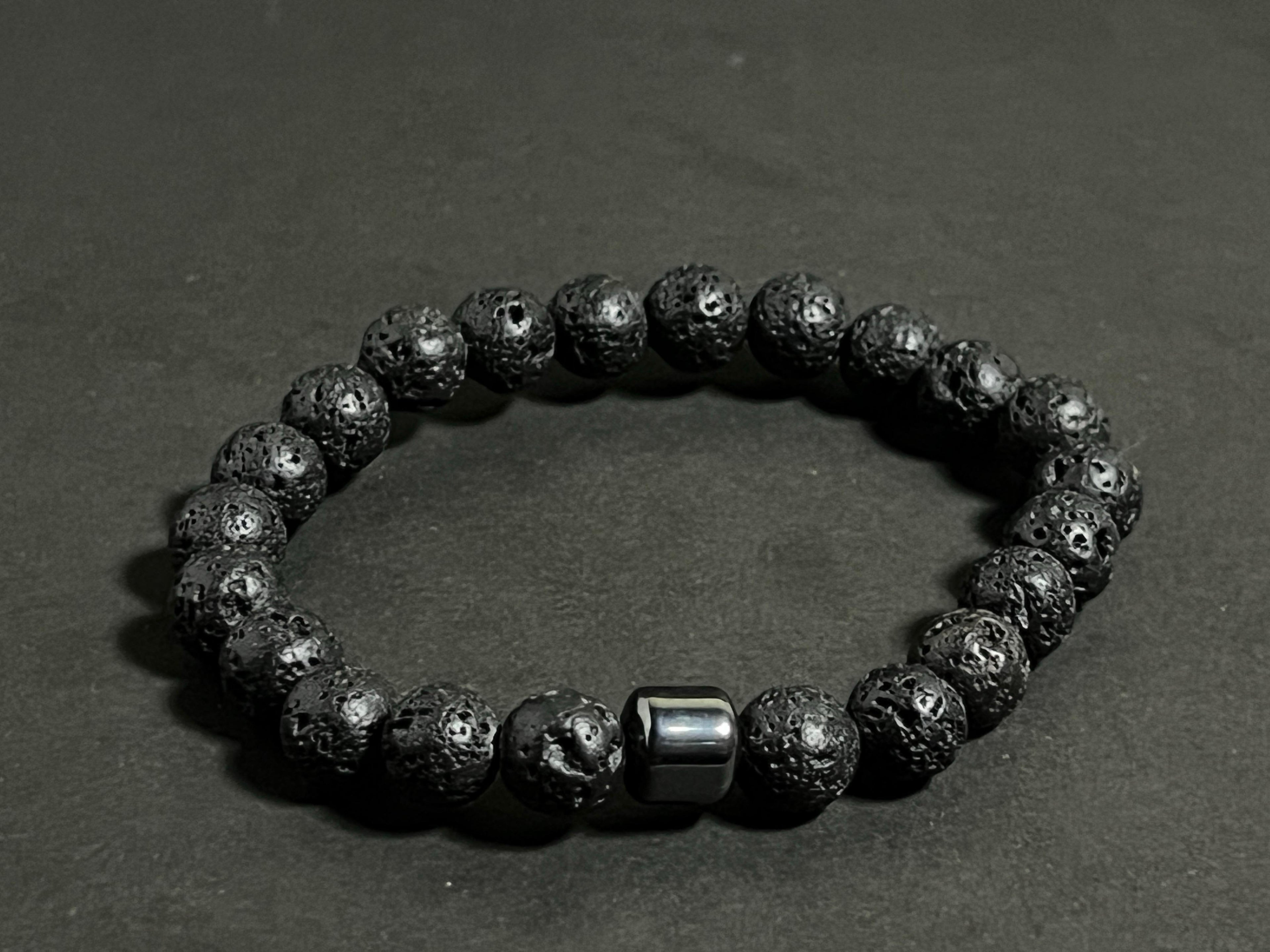 Lava Beads Bracelet