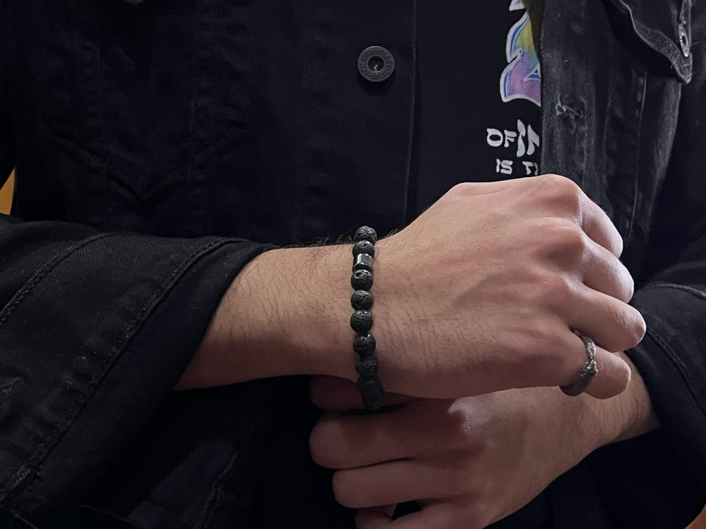 Lava Beads Bracelet