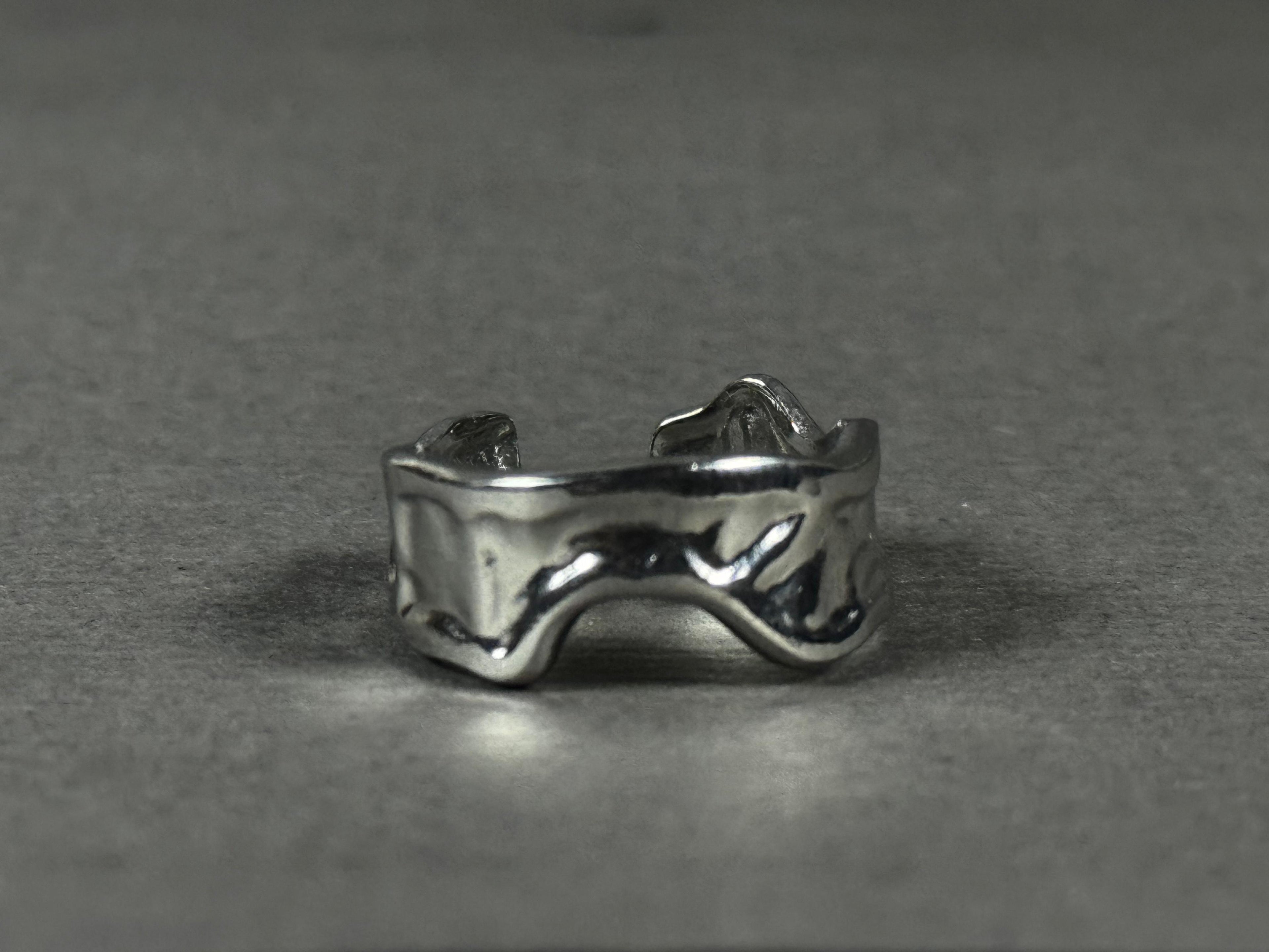 Molten Silver Ring