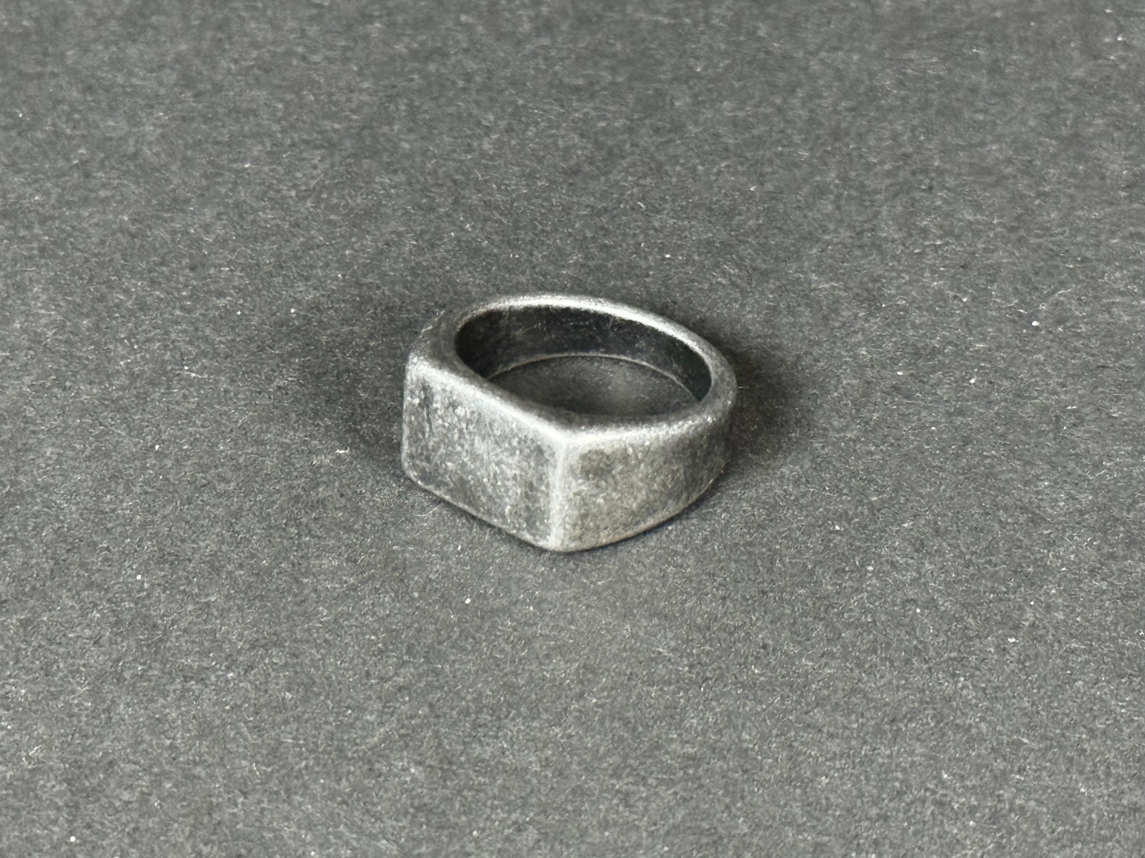 Rustic Gray Ring