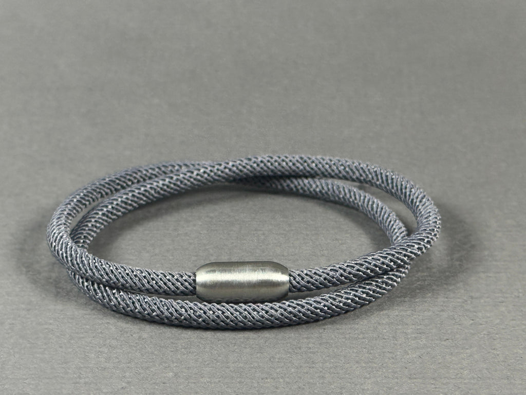 Magnetic Rope Bracelet (Gray)