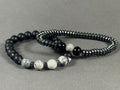 Black Dual Beads Bracelet